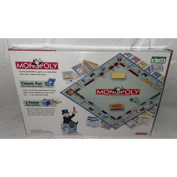Parker Brothers Monopoly 2007 Edition Card Game Brand New Sealed! - Picture 2 of 2